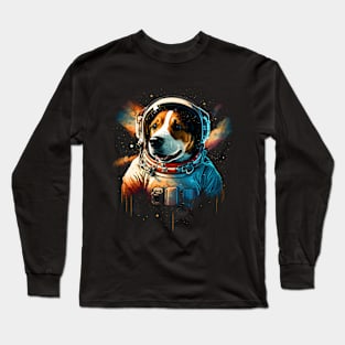 Astronaut Dog Long Sleeve T-Shirt